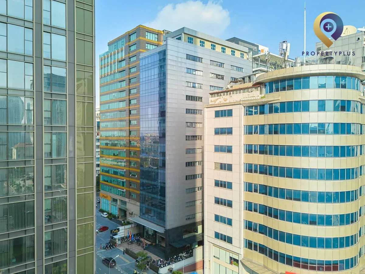 Zodiac Building exterior view from Duy Tan street, Hanoi